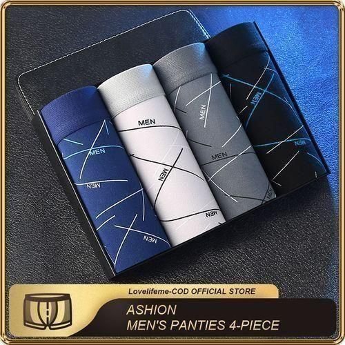 ASHION Eurocode Lot De 4 Boxers Classiques Pour Hommes