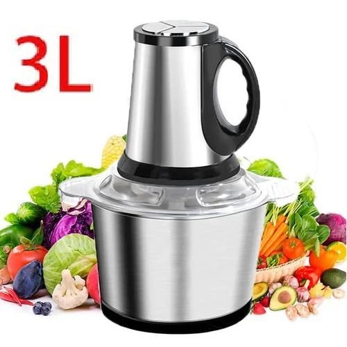 Foutoumix 3L - Hacheur De Viande - Blender - Mixeur De Foutou Graine Et Viande